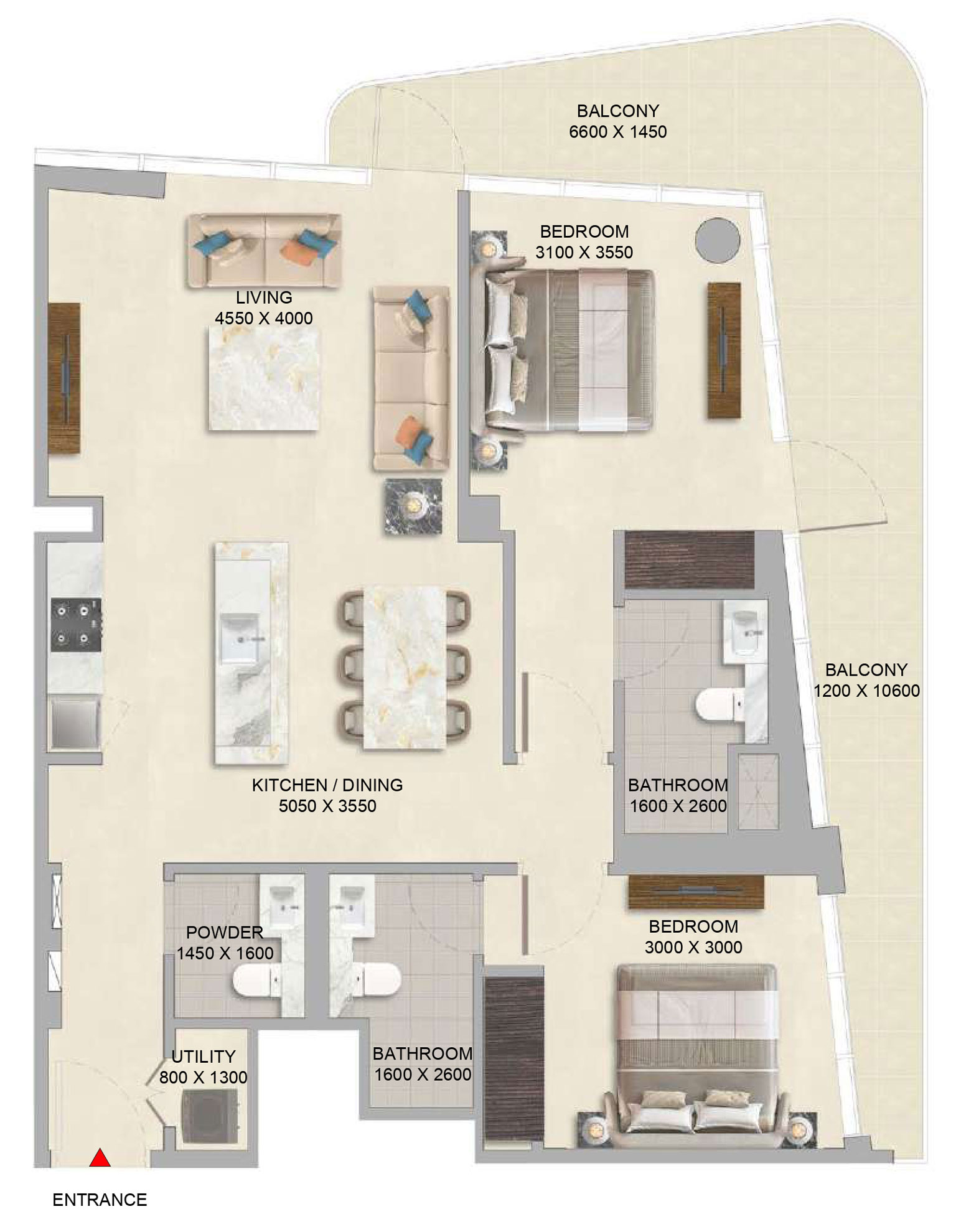 TypeA-2bedroom-apartment-canal-view