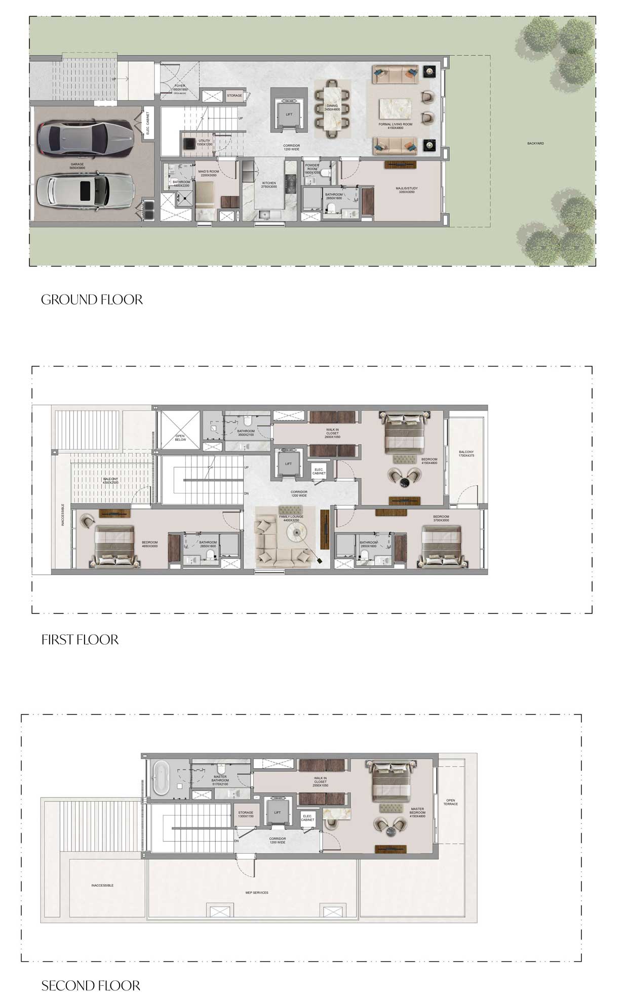 TypeA-Variant--4BHK-GardenVillas-SobhaCity-AbuDhabi